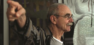 Peter Leske in der Kulturgießerei Schöneiche