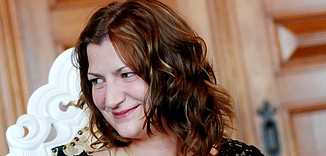 Steffi Bieber-Geske in der Kulturgießerei Schöneiche