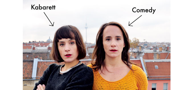 Die Goldfarb-Zwillinge in der Kulturgießerei Schöneiche