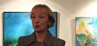 Veronika Raddatz in der Kulturgießerei Schöneiche