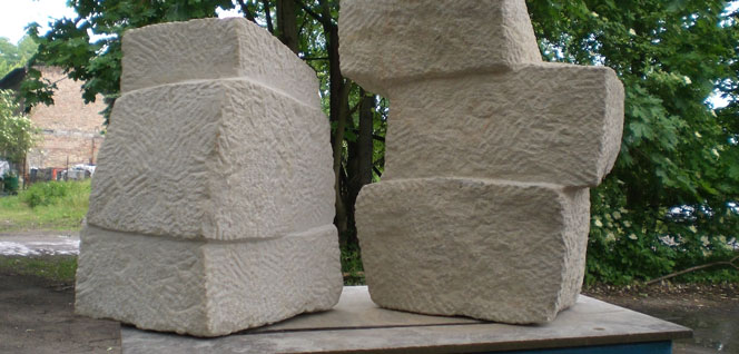 Kulturgießerei Kurs Skulpturen in Sandstein SteineVanessaBritta_web