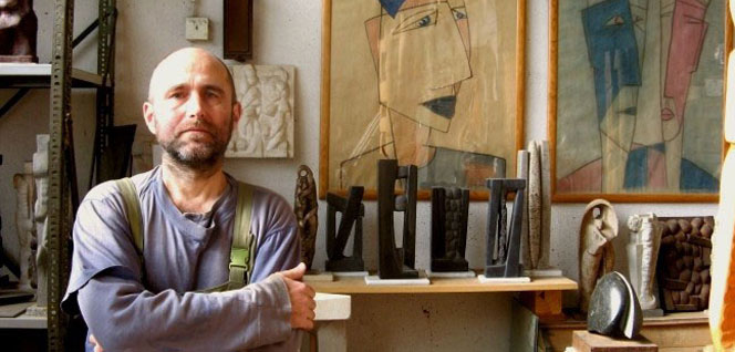 Uli Mathes in der Kulturgießerei Schöneiche