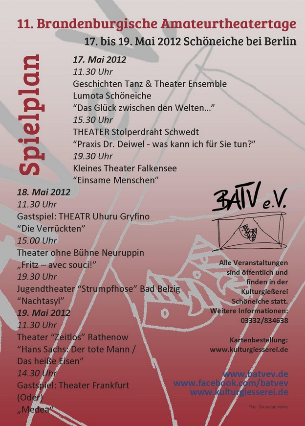 11.Brandenburgische Amateurtheatertage