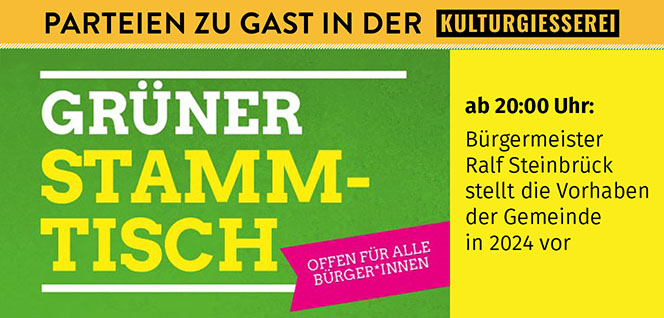 Kulturgießerei Schöneiche Gruenen_Stammtisch_Januar2024